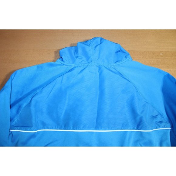 NFL Football Carolina Panthers Full Zip Jacket Medium Blue Majestic ThermaBase - Picture 9 of 9